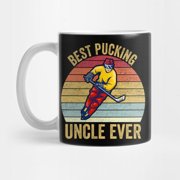 Best Pucking Uncle Ever Hockey Sports Lover by DragonTees